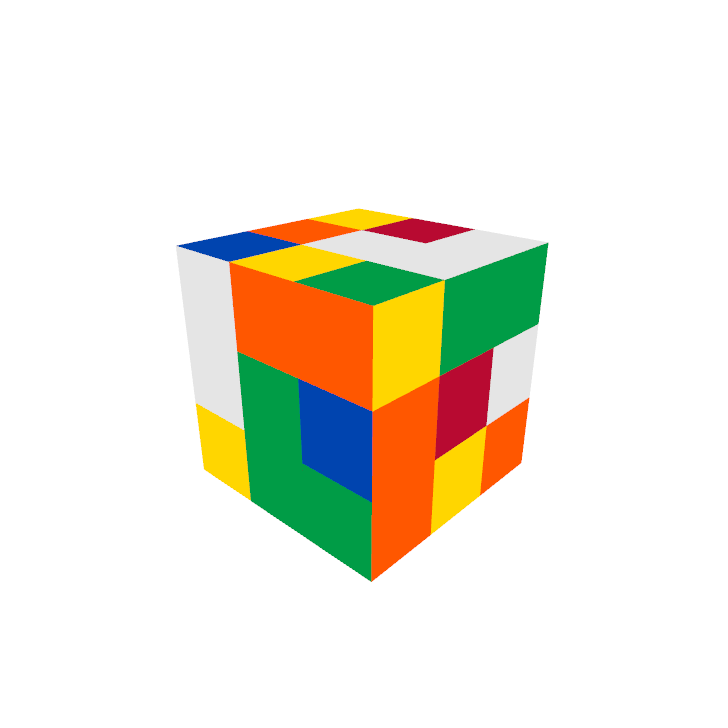 Picture of Rubiks-GL, a visual C++ game.